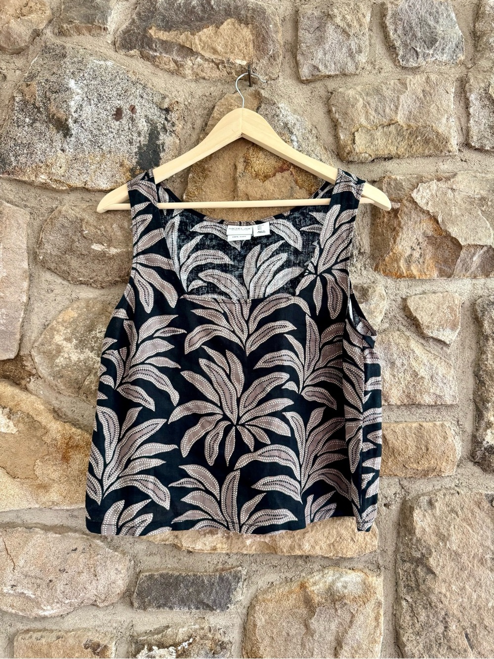 Rachel Zoe 100% linen summer blouse